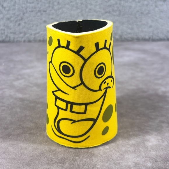 SpongeBob Squarepants Other - SpongeBob SquarePants Can Cooler Drink Holder Yellow 2005‎ Viacom